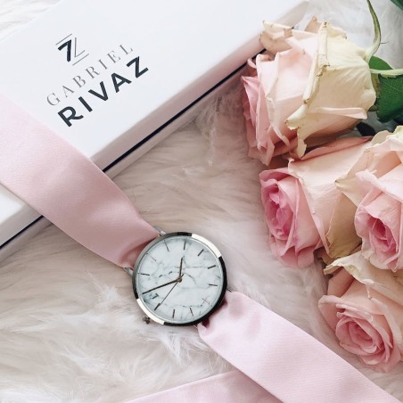 MONTRE ROSE CLAIR ARGENT