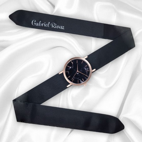 RELOJ NEGRO GOLD