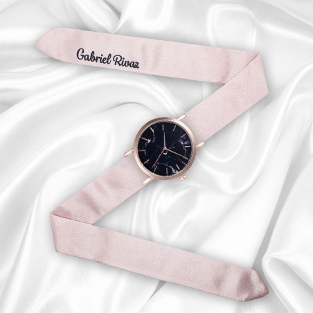 RELOJ ROSA CLARO PLATA