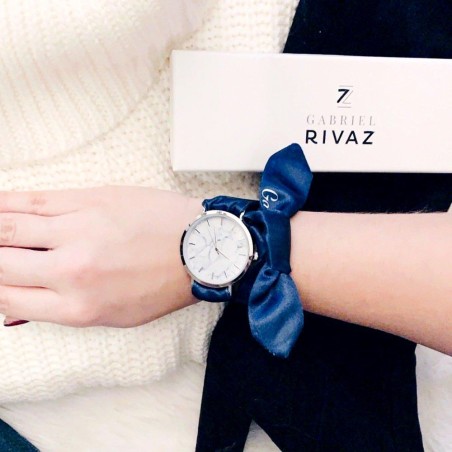 BRACELET BLEU EN SOIE