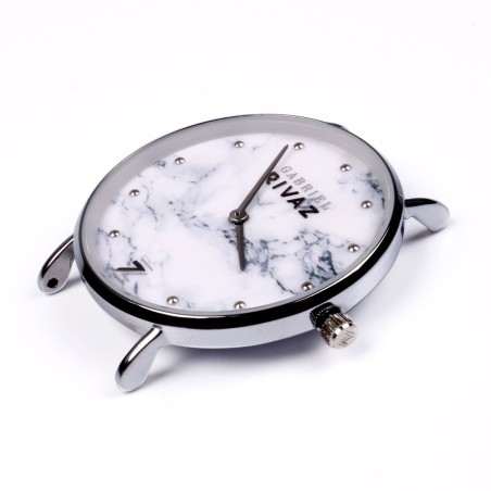 CADRAN ETANCHE ARGENT SIGNE